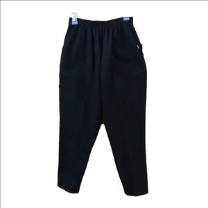 90's Chic Comfort Collection Black Cotton Pants Women size 12P